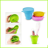 Portable Silicone Telescopic Collapsible Retractable Folding Cup